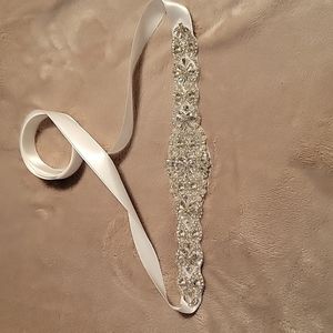 Crystal Wedding Bridal Sash Belt